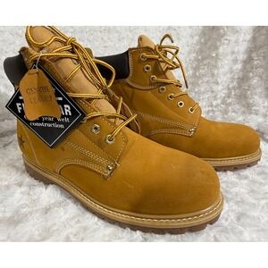 Five Star Mens Size 13 Insulated Water Resistant Leather Work Boots New